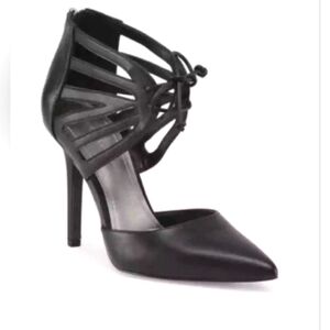 BCBGeneration Delphina Lace Up Heel In Black Size 10M